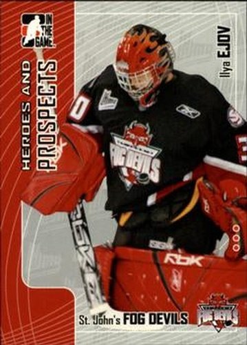 #414 Ilya Ejov - St. John's Fog Devils - 2005-06 In The Game Heroes and Prospects Hockey