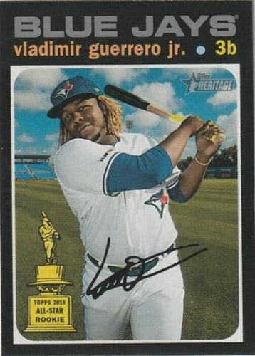 #414f Vladimir Guerrero Jr. - Toronto Blue Jays - 2020 Topps Heritage Baseball