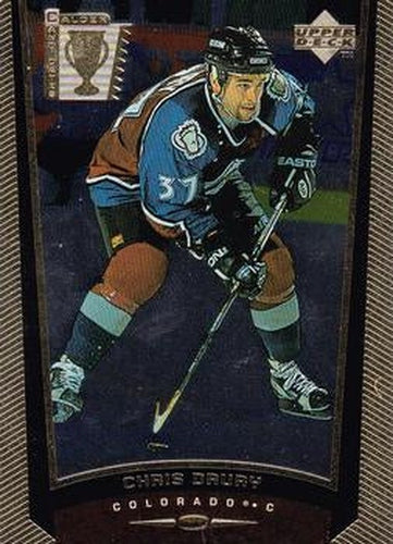 #415 Chris Drury - Colorado Avalanche - 1998-99 Upper Deck Gold Reserve Hockey
