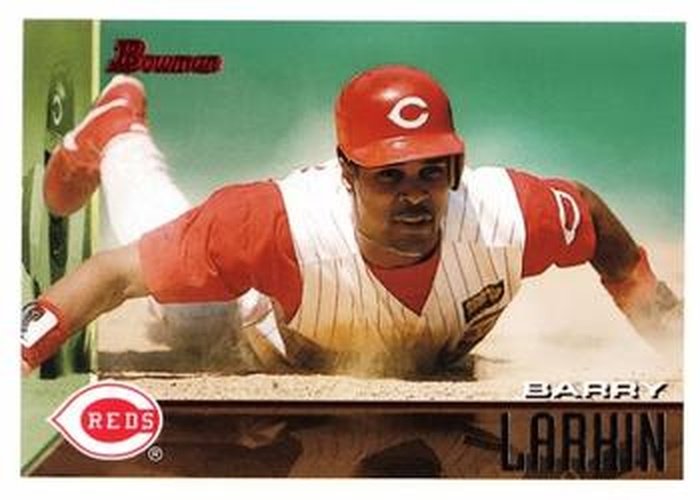 #415 Barry Larkin - Cincinnati Reds - 1995 Bowman Baseball