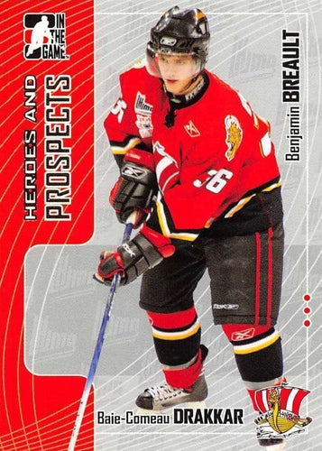 #415 Benjamin Breault - Baie-Comeau Drakkar - 2005-06 In The Game Heroes and Prospects Hockey