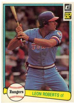 #415 Leon Roberts - Texas Rangers - 1982 Donruss Baseball