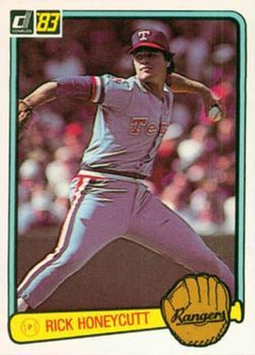 #415 Rick Honeycutt - Texas Rangers - 1983 Donruss Baseball