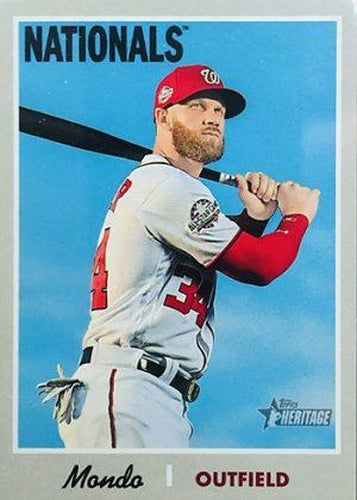 #415c Bryce Harper - Washington Nationals - 2019 Topps Heritage Baseball