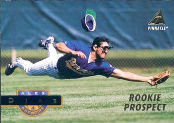 #416 Alex Diaz - Milwaukee Brewers - 1994 Pinnacle Baseball
