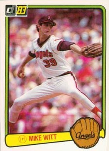 #416 Mike Witt - California Angels - 1983 Donruss Baseball
