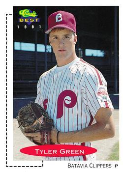 #416 Tyler Green - Batavia Clippers - 1991 Classic Best Baseball