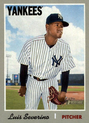 #416 Luis Severino - New York Yankees - 2019 Topps Heritage Baseball