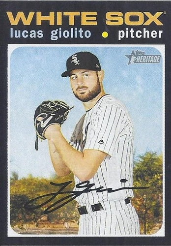 #416 Lucas Giolito - Chicago White Sox - 2020 Topps Heritage Baseball