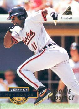 #417 Jeffrey Hammonds - Baltimore Orioles - 1994 Pinnacle Baseball