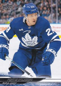 #417 Pontus Holmberg - Toronto Maple Leafs - 2024-25 Upper Deck Hockey