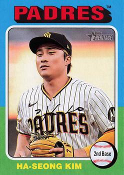 #417 Ha-Seong Kim - San Diego Padres - 2024 Topps Heritage Baseball