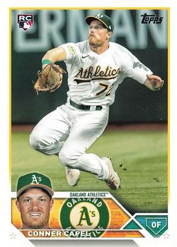#418 Conner Capel - Oakland Athletics - 2023 Topps Baseball