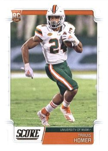 #418 Travis Homer - Miami Hurricanes - 2019 Score Football