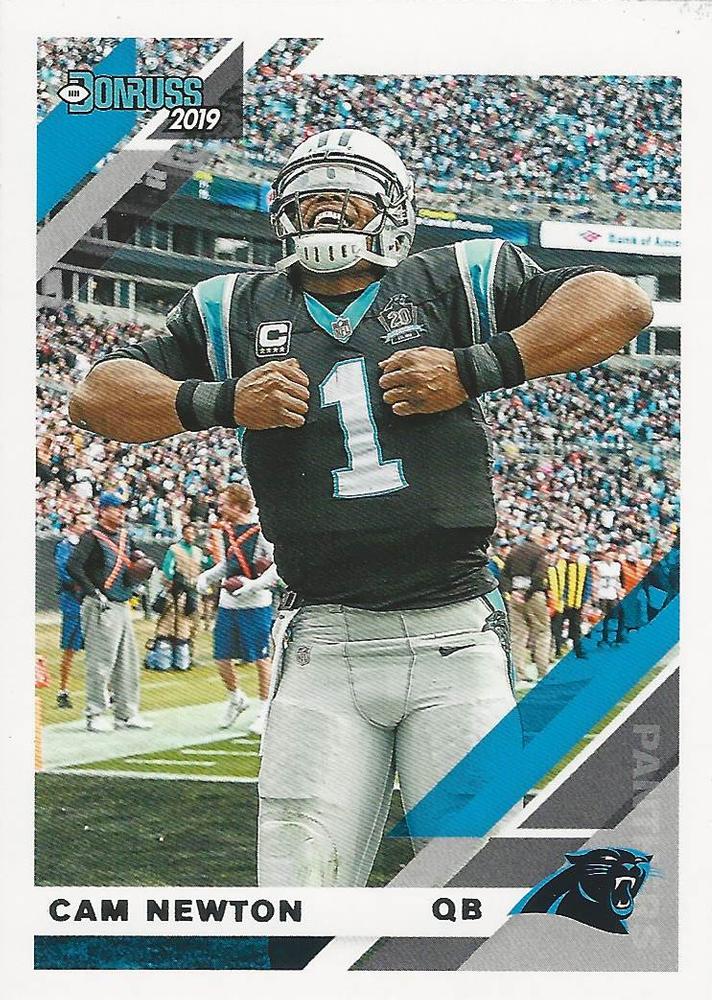 #41V Cam Newton - Carolina Panthers - 2019 Donruss Football