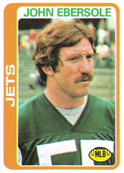 #41 John Ebersole - New York Jets - 1978 Topps Football