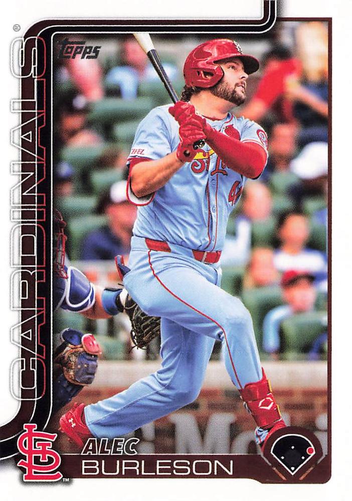#41 Alec Burleson - St. Louis Cardinals - 2025 Topps Baseball