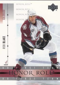 #41 Rob Blake - Colorado Avalanche - 2001-02 Upper Deck Honor Roll Hockey