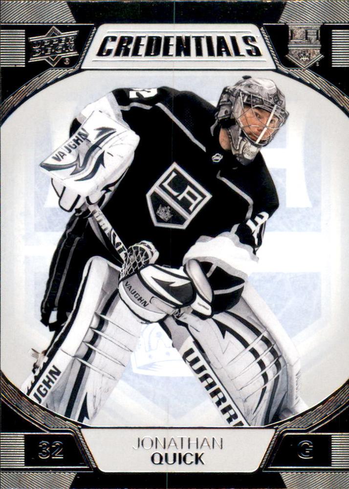 #41 Jonathan Quick - Los Angeles Kings - 2022-23 Upper Deck Credentials Hockey