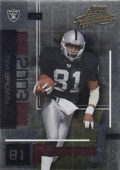 #41 Tim Brown - Oakland Raiders - 2003 Playoff Absolute Memorabilia Football