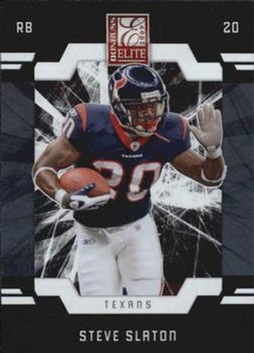 #41 Steve Slaton - Houston Texans - 2009 Donruss Elite Football
