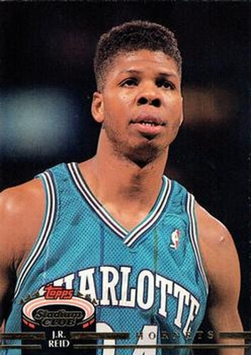 #41 J.R. Reid - Charlotte Hornets - 1992-93 Stadium Club Basketball