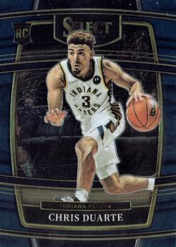 #41 Chris Duarte - Indiana Pacers - 2021-22 Panini Select - Blue Basketball