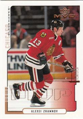 #41 Alexei Zhamnov - Chicago Blackhawks - 2000-01 Upper Deck MVP Hockey
