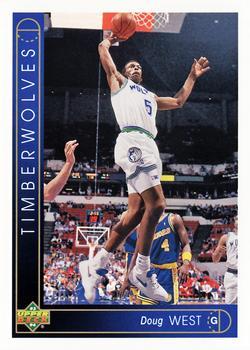#41 Doug West - Minnesota Timberwolves - 1993-94 Upper Deck Basketball