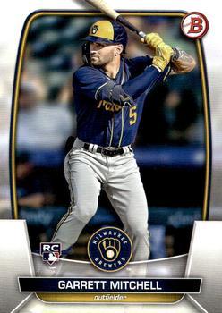 #41 Garrett Mitchell - Milwaukee Brewers - 2023 Bowman Baseball