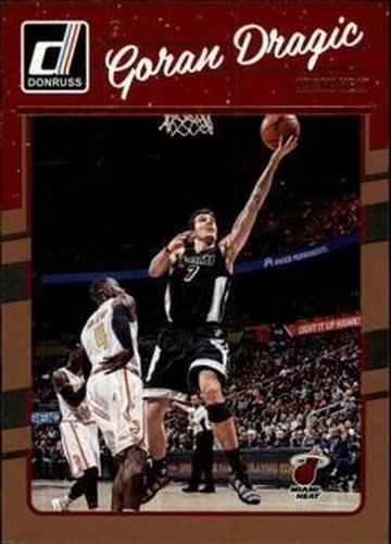 #41 Goran Dragic - Miami Heat - 2016-17 Donruss Basketball