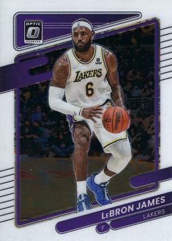 #41 LeBron James - Los Angeles Lakers - 2021-22 Donruss Optic Basketball