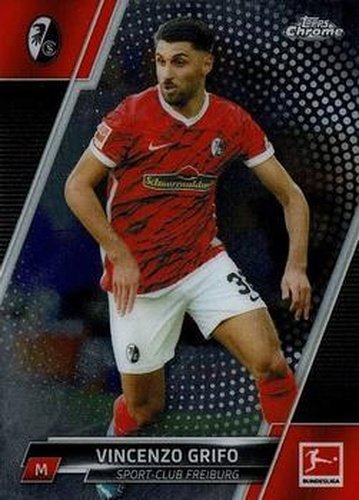 #41 Vincenzo Grifo - SC Freiburg - 2021-22 Topps Chrome Bundesliga Soccer