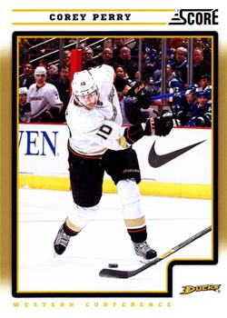 #41 Corey Perry - Anaheim Ducks - 2012-13 Score - Gold Rush Hockey