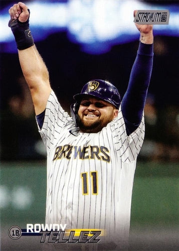 #41 Rowdy Tellez - Milwaukee Brewers - 2023 Stadium Club Baseball
