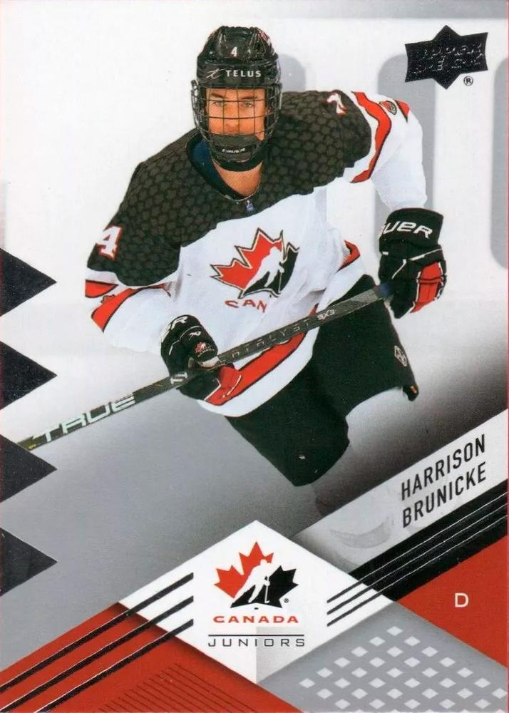 #41 Harrison Brunicke - Canada - 2024 Upper Deck Team Canada Juniors Hockey
