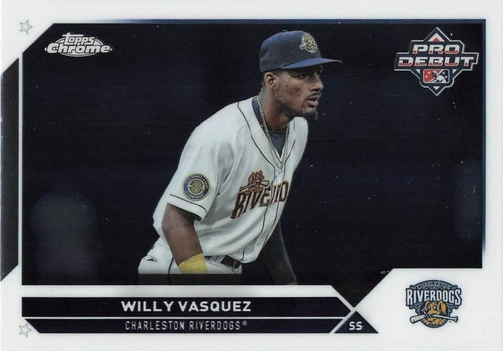 #PDC-41 Willy Vasquez - Charleston Riverdogs - 2023 Topps Pro Debut - Chrome Baseball