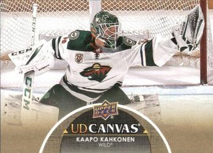 #C41 Kaapo Kahkonen - Minnesota Wild - 2021-22 Upper Deck - UD Canvas Hockey