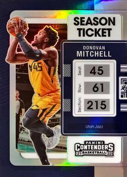 #41b Donovan Mitchell - Utah Jazz - 2021-22 Panini Contenders Basketball
