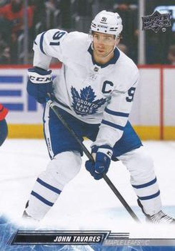 #420 John Tavares - Toronto Maple Leafs - 2022-23 Upper Deck Hockey