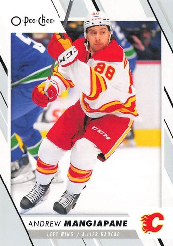 #420 Andrew Mangiapane - Calgary Flames - 2023-24 O-Pee-Chee Hockey