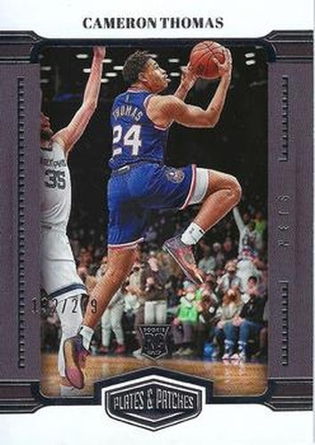 #421 Cameron Thomas - Brooklyn Nets - 2021-22 Panini Chronicles Basketball