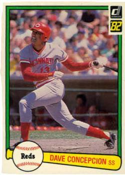#421 Dave Concepcion - Cincinnati Reds - 1982 Donruss Baseball