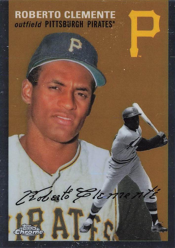 #421b Roberto Clemente - Pittsburgh Pirates - 2023 Topps Chrome Platinum Anniversary Baseball