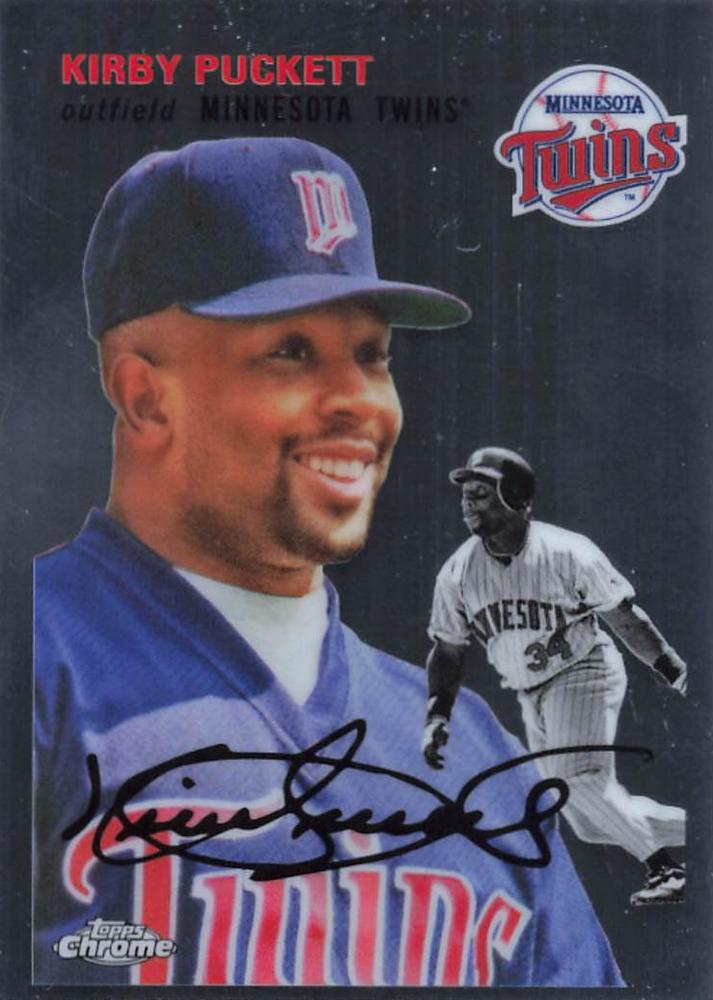 #422 Kirby Puckett - Minnesota Twins - 2023 Topps Chrome Platinum Anniversary Baseball