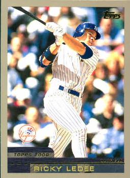 #422 Ricky Ledee - New York Yankees - 2000 Topps Baseball