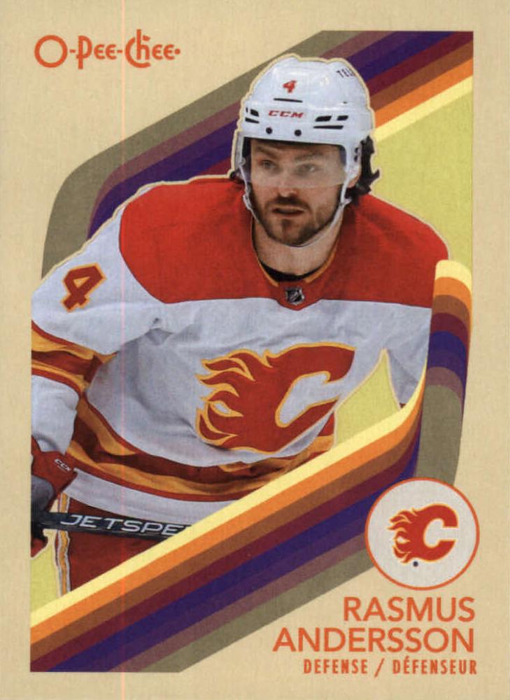 #423 Rasmus Andersson - Calgary Flames - 2023-24 O-Pee-Chee - Retro Hockey