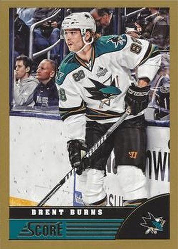 #423 Brent Burns - San Jose Sharks - 2013-14 Score - Gold Hockey