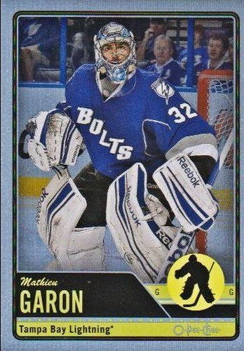 #424 Mathieu Garon - Tampa Bay Lightning - 2012-13 O-Pee-Chee - Rainbow Hockey