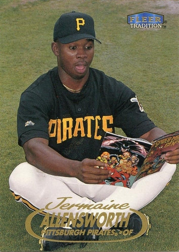 #424 Jermaine Allensworth - Pittsburgh Pirates - 1998 Fleer Tradition Baseball